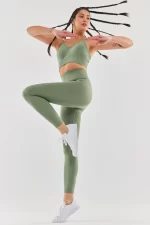 Come up Slimming Tights Dark Green sportmaze