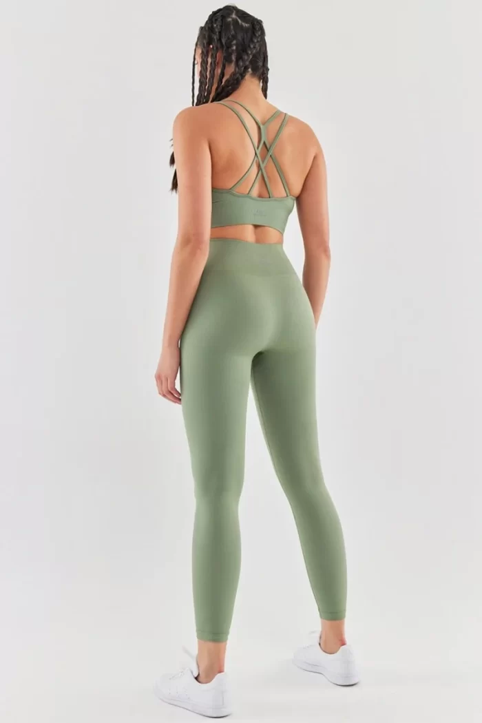 Come up Slimming Tights Dark Green sportmaze