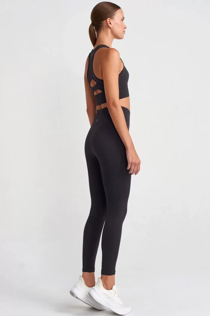 Come up Slimming Tights Dark Black sportmaze