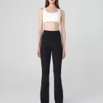 UP&FIT Legging Push Up Light Bootcut Black