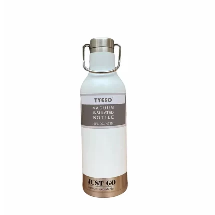 TYESO vacuum Insulated White Bottle