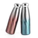 Wholesale Stainless Steel Double Wall Vacuum Bottle Turquoise & Pink