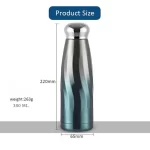 Wholesale Stainless Steel Double Wall Vacuum Bottle Turquoise & Pink