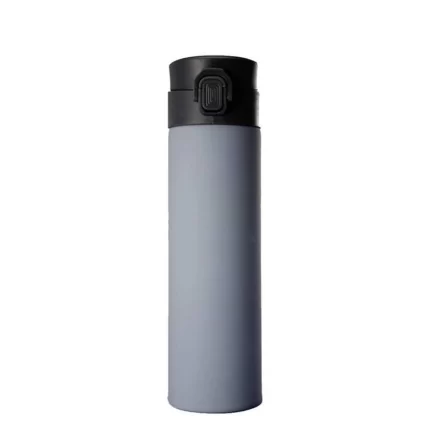 350ml Leakproof Water Bottle Double Wall Hot Insulation Thermos Outdoor Sports Gray