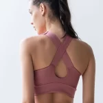sportmaze Lismina 251 Single Crossed Sport Bra Rose Color