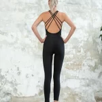 Lismina 3 Stripes Jumpsuit Black Color