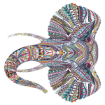 Elephant mat yoga sportmaze white