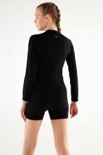 Zippered Sports Jacket Black sportmaze