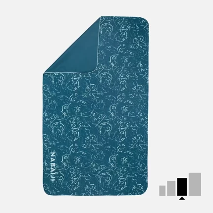 sportmaze Compact printed microfiber bath towel