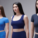 UP&FIT Push Up Nightblue non-padded bra