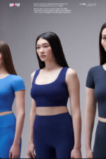 UP&FIT Push Up Nightblue non-padded bra