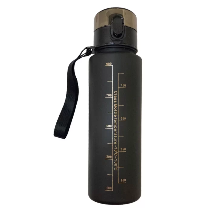 0.9 Littre Water bottle black sportmaze