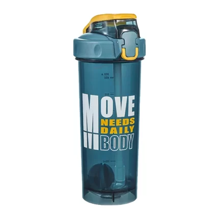 Sport Fitness Shaker Bottle Move Body 800 ML - BW-18421 - blue sportmaze