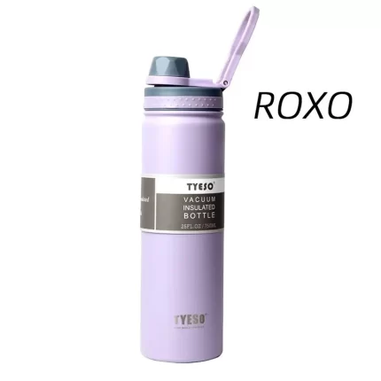 Tyeso Thermal Mug Insulated Water Bottle With Spout Lid Stainless Steel