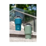 Tyeso 750Ml Vacuum insulated tumbler Green sportmaZe