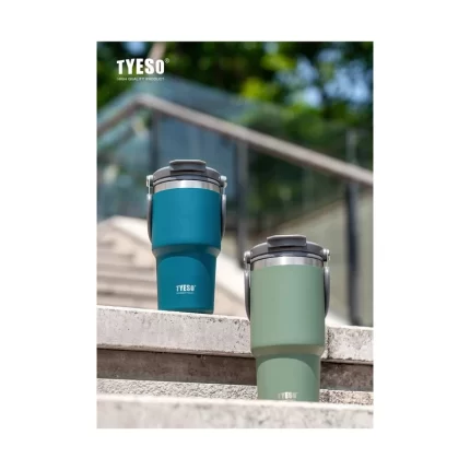 Tyeso 750Ml Vacuum insulated tumbler Green sportmaZe