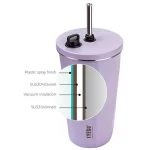 Tyeso 600ml vacuum insulated bottle purple sportmaze