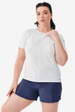 Decathlon Women's breathable running T-shirt Dry+ Breath - white sportmaze