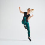 Decathlon Women's 100 fitness T-shirt, black sportmaze