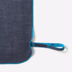 Decathlon Corduroy Microfiber Towel - L - Navy Blue - 80 x 130 cm sportmaze