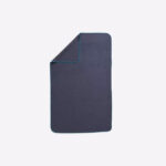 Decathlon Corduroy Microfiber Towel - L - Navy Blue - 80 x 130 cm sportmaze